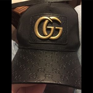 Gucci Double G’s hat.